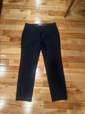 Banana Republic Navy Pinstripe Women's Dress Pants